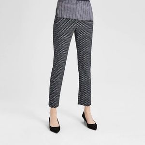 Theory Trecca Jacquard Cropped Pants